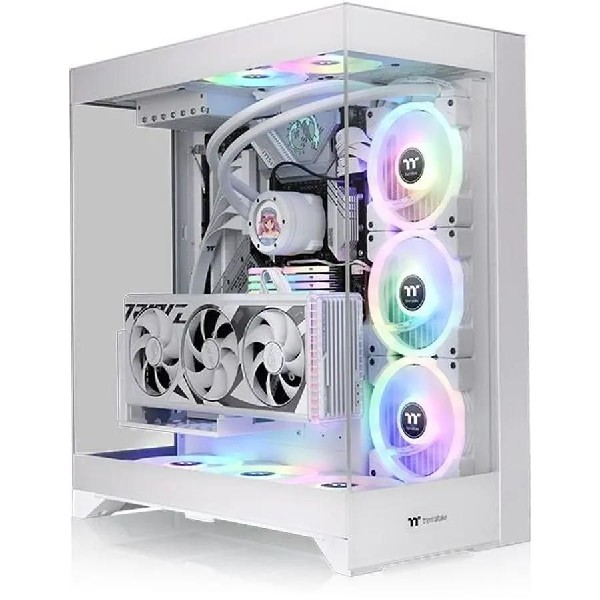 Корпус Thermaltake CTE E550 TG Snow Midi-Tower белый [ca-1z8-00m6wn-00]