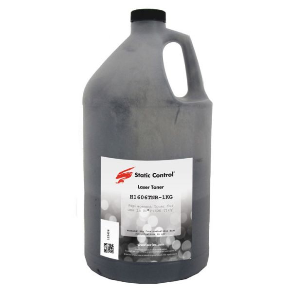 Тонер для картриджа Static Control H1606TNR-1KG черный, 1000г