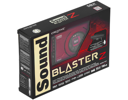Звуковая карта Creative PCI-E Sound Blaster Z (Sound Core3D) 5.1 Ret